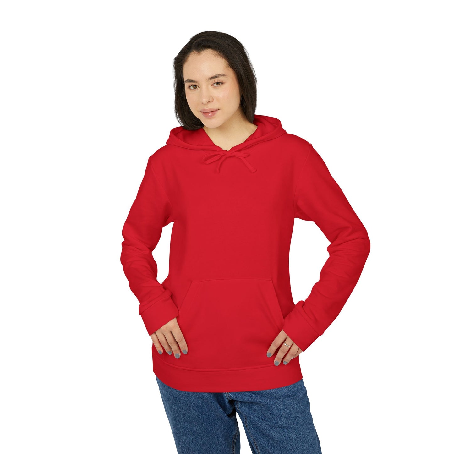 It's Colder Than My Ex's Heart. Red Fleece Adidas Hoodie